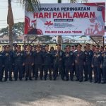 Kenang Jasa Para Pahlawan, Polres Koltim Gelar Upacara Peringatan Hari Pahlawan Ke-78