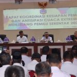 Pastikan Kesiapan Dan Antisipasi Cuaca Ekstrim Jelang Pemilu Serentak, Pemda Kolaka Gelar Rapat Koordinasi
