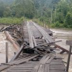Jembatan Penghubung Di Ueesi Ambruk, Pemda Koltim Respon Cepat