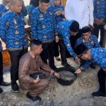 Letakan Batu Pertama Pembangunan Masjid Al Mujahidin di Tumpas, PJ Bupati Konawe Bantu 100 Juta