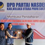 Lagi, H. Jumarding Ambil Form Pendaftaran Balon Bupati Kolut Di Nasdem Setelah PBB Dan Golkar