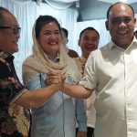 Momen Lebaran, Ketua Gerindra Sultra Bersama Istri Silaturahmi Dengan Pj Bupati Konawe