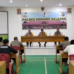Bag Psikologi SDM Polda Sultra Laksanakan Pemeriksaan Kesehatan Mental Bagi Personil Di Polres Konawe Selatan