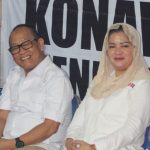 Silaturahmi Dengan Ponpes Al Anshor Padangguni, Harmin – Dessy Di Doakan Jadi Bupati dan Wakil Bupati Konawe