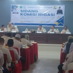 Upaya Tingkatkan Hasil Pertanian Di Konawe, Pj Bupati Stanley Buka Sidang Komisi Irigasi 