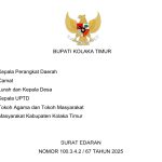 Melalui Surat Edaran, Bupati Azis Himbau Warga Koltim Waspada Bencana Gempa Bumi