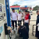 Polda Sultra Bersama PT. Pertamina Dan Dinas ESDM Sidak Sejumlah SPBU Di Kendari