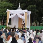 Polda Sultra Gelar Shalat Idul Fitri Di Lapangan Apel Presisi