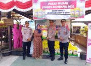 Ringankan Beban Masyarakat, Polres Bombana Gandeng Perum Bulog Gelar Pasar Murah