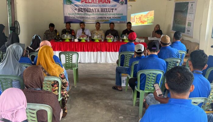 Wujudkan Ketahanan Pangan Melalui Budidaya Belut, Pemdes Tetembomua Gelar Pelatihan Peningkatan Kapasitas Masyarakat 