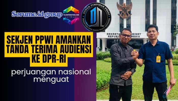 Sekjen Persatuan PPPK Paruh Waktu Indonesia Amankan Tanda Terima Audiensi ke DPR RI, Perjuangan Nasional Menguat