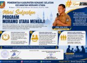 Moramo Utara Canangkan Program “Moramo Utara Mengaji”, Perkuat Syiar Islam dan Pembinaan Generasi Qurani