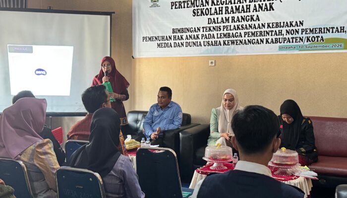 Dorong Konawe Jadi KLA, Dinas P3A Gelar Bimtek Penguatan Sekolah Ramah Anak